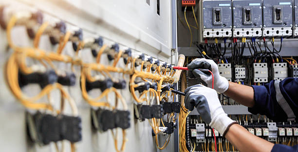Professional Electrician technician working in Wolfforth, TX